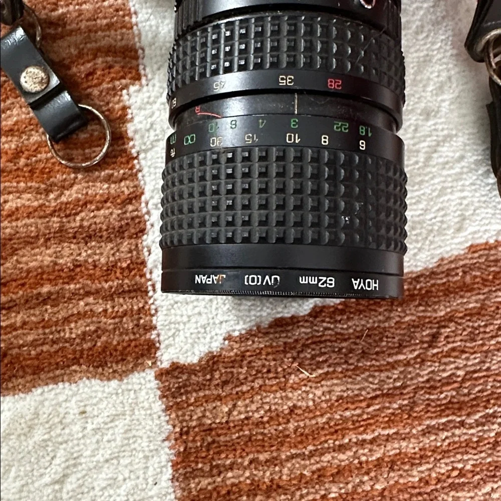 Canon FTb QL 35mm SLR film camera with 62mm Hoya lense